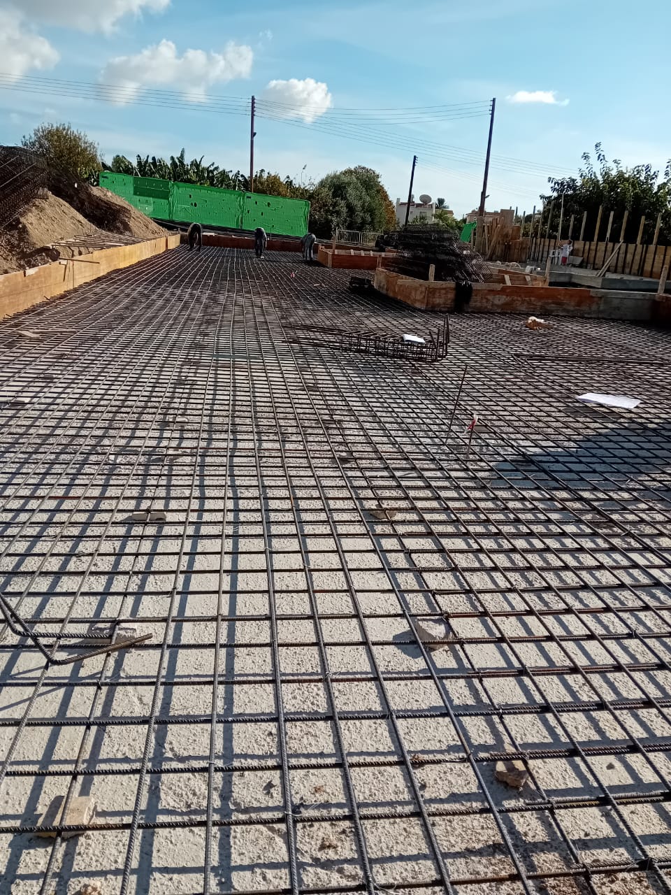 Roof slab and sea-view surroundings at the Kissonerga development site